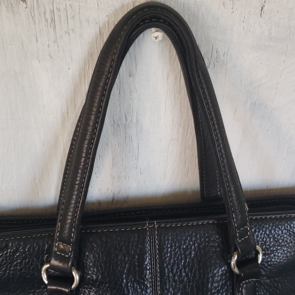Fossil black pebble leather small handbag - Picture 4 of 7